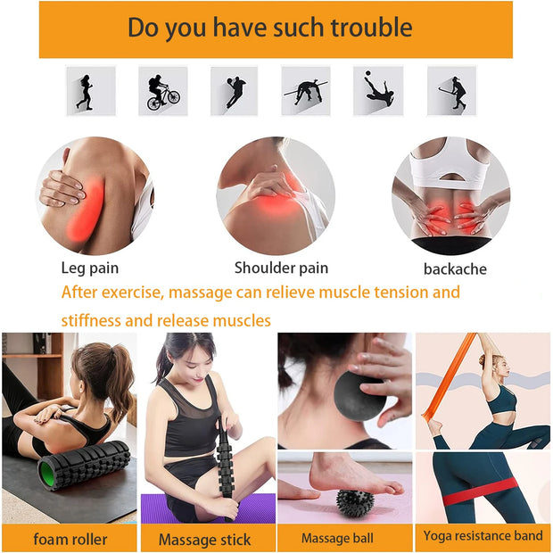 5-in-1 Foam Roller Massage Set