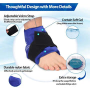 NEWGO Ankle Brace Ice Pack Wrap