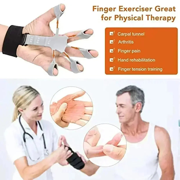 Silicone Grip Training Exercise Finger Stretcher Strengthener