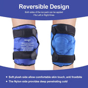 NEWGO Ice Pack for Injuries Reusable Knee Wrap