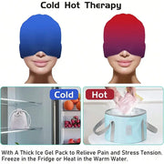 Gel Ice Headache Migraine Relief Hat